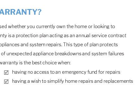 what is a home warranty